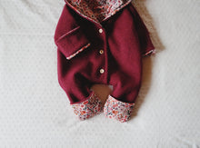 Lade das Bild in den Galerie-Viewer, Walkanzug mit Umschlagbündchen