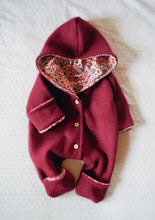 Lade das Bild in den Galerie-Viewer, Wollwalk Overall mit Umschlagbündchen