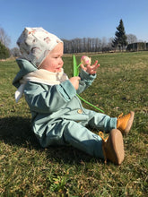 Lade das Bild in den Galerie-Viewer, Overall aus Softshell, gefüttert mit Baumwolljersey - La Dresseria