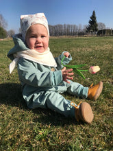 Lade das Bild in den Galerie-Viewer, Overall aus Softshell, gefüttert mit Baumwolljersey - La Dresseria