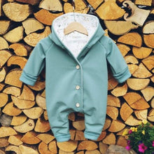 Lade das Bild in den Galerie-Viewer, Overall aus Softshell, gefüttert mit Baumwolljersey - La Dresseria