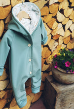 Lade das Bild in den Galerie-Viewer, Overall aus Softshell, gefüttert mit Baumwolljersey - La Dresseria